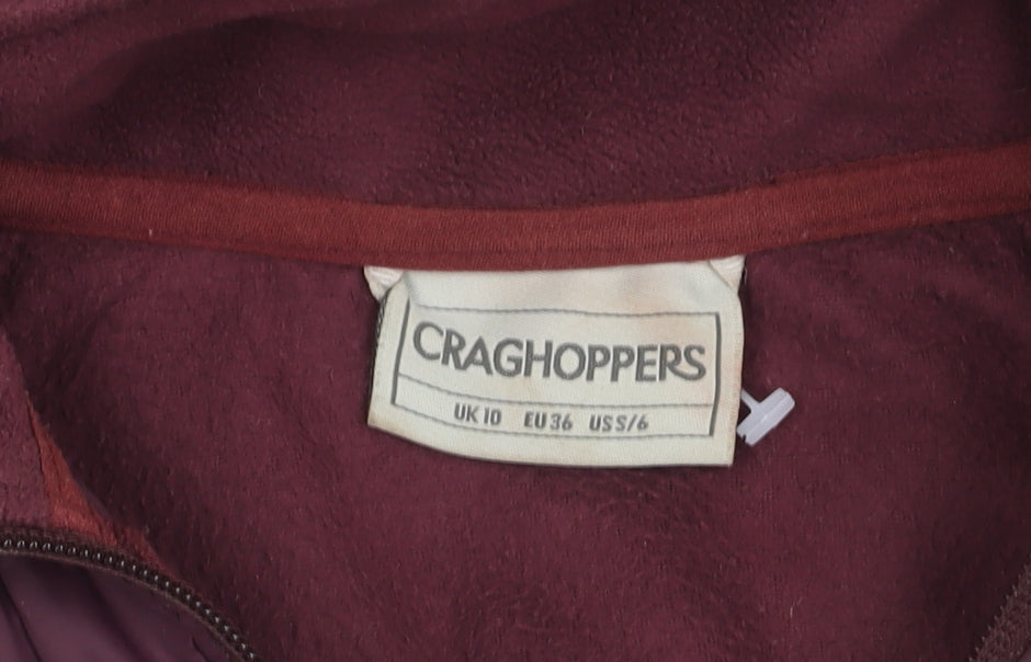 Womens UK Size 10 Craghoppers Purple Basic Jacket