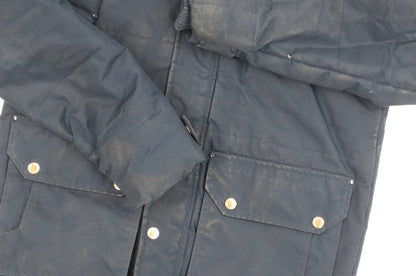 Mens UK Size 2XS SUPPLY & DEMAND Blue Parka Coat