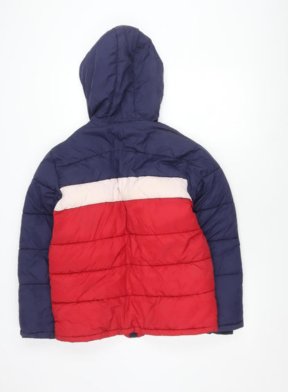 Mens UK Size L DKNY Jeans Multicoloured Puffer Jacket