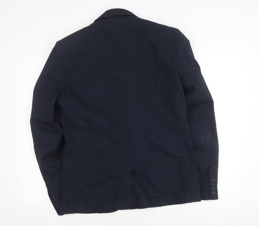 Mens UK Size 40 French Connection Regular Blue Suit Jacket