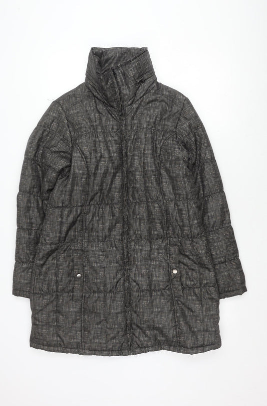 Womens UK Size M Marks and Spencer Grey Puffer Jacket