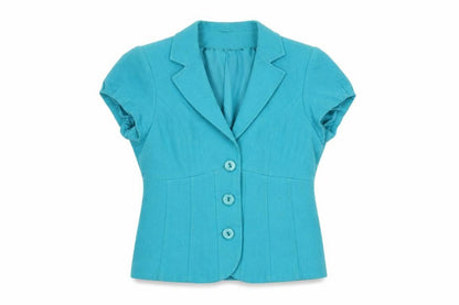 Womens UK Size 12 M&Co Blue  Button-Up