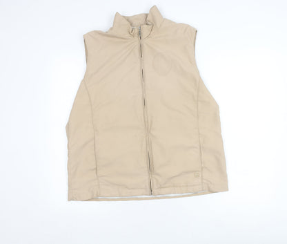 Mens UK Size L Green Lamb Beige