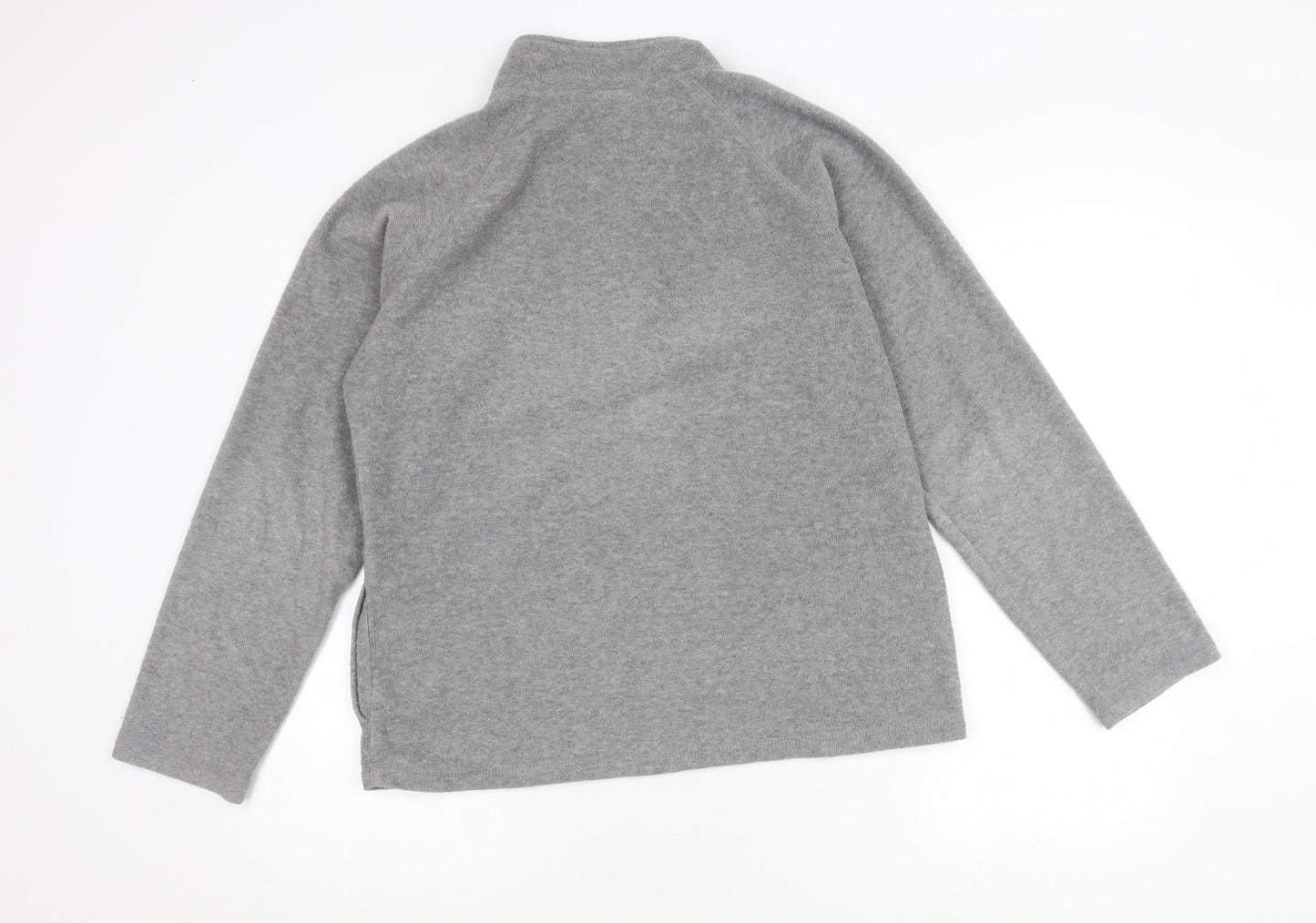 Dunnes Women's Grey Zip Sweatshirt Size 18