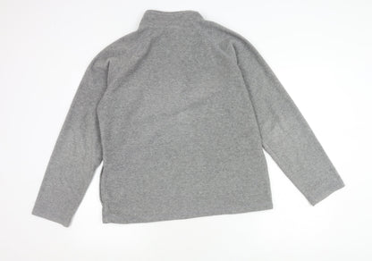 Dunnes Women's Grey Zip Sweatshirt Size 18