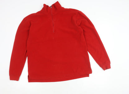 Mens UK Size M Spyder Red Pullover Sweatshirt