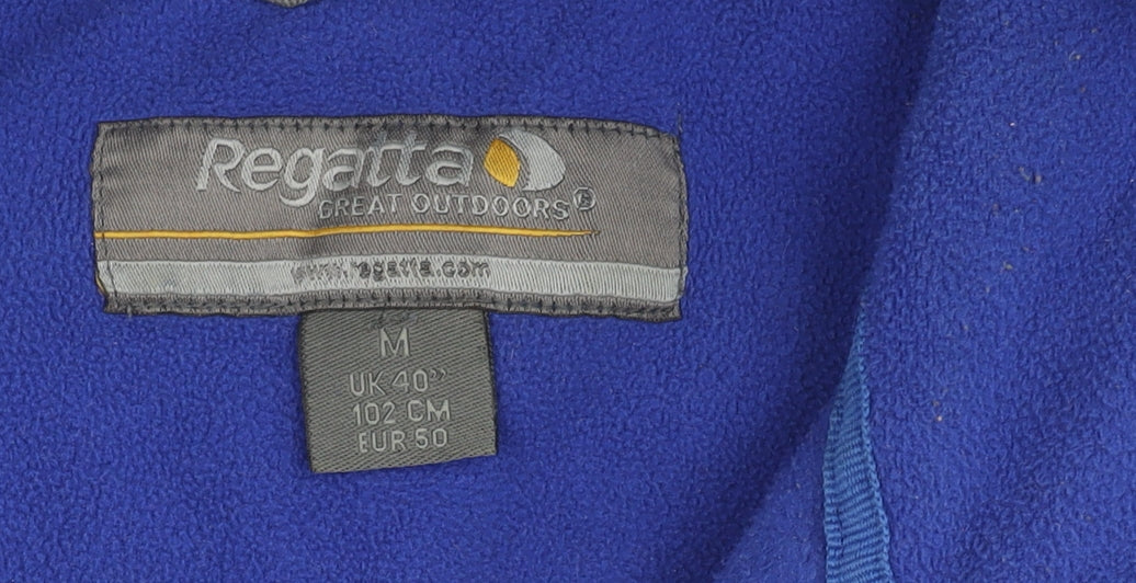Mens UK Size M Regatta Blue Pullover Sweatshirt