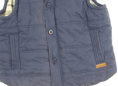 Mens UK Size M Urban Beach Blue Puffer Jacket