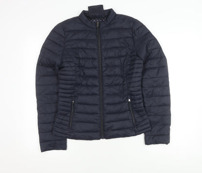 Orsay Women's Black Puffer Jacket Size 8, Chic Casual Layer