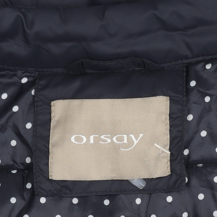 Orsay Women's Black Puffer Jacket Size 8, Chic Casual Layer