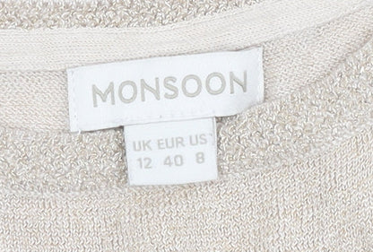 Womens UK Size 12 Monsoon Beige