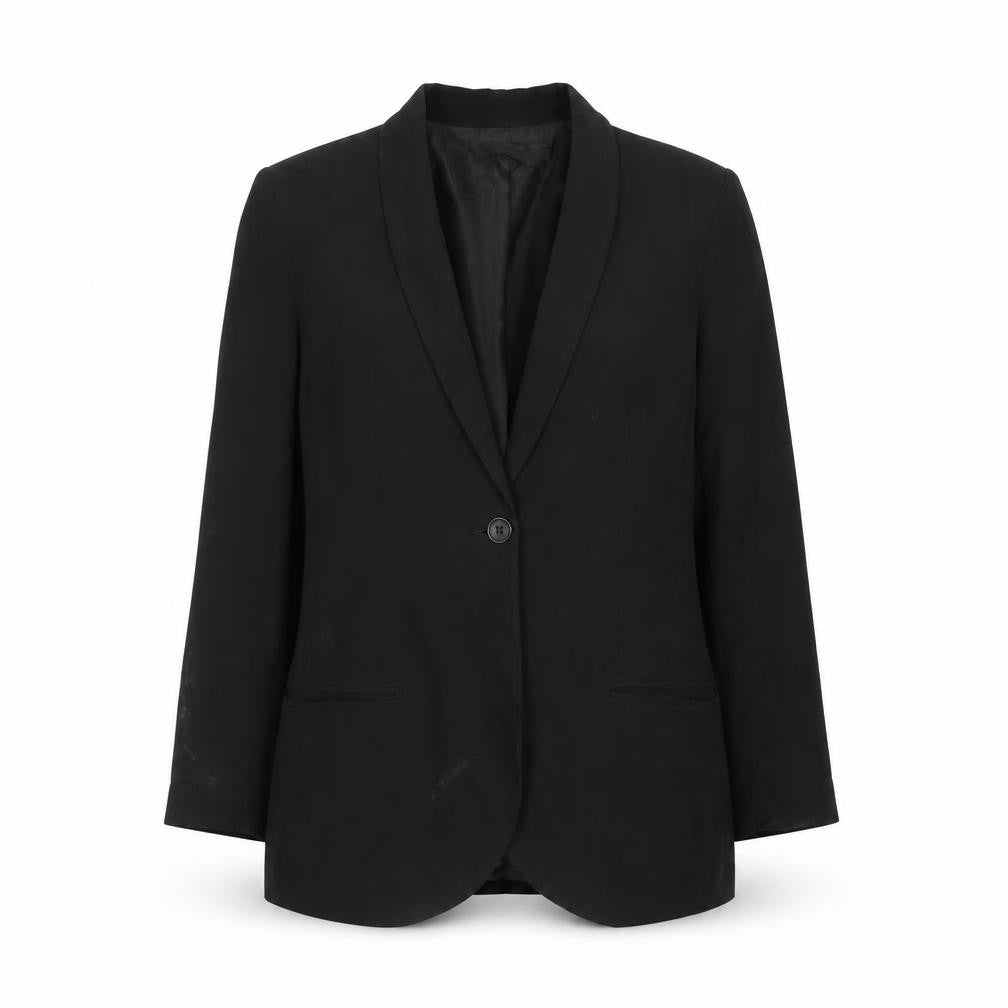 Womens UK Size 10 Topshop Petites Black Blazer