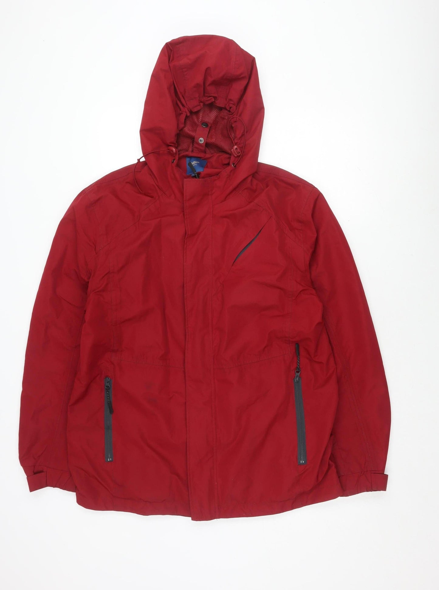 Mens UK Size M Cotton Traders Red Basic Jacket