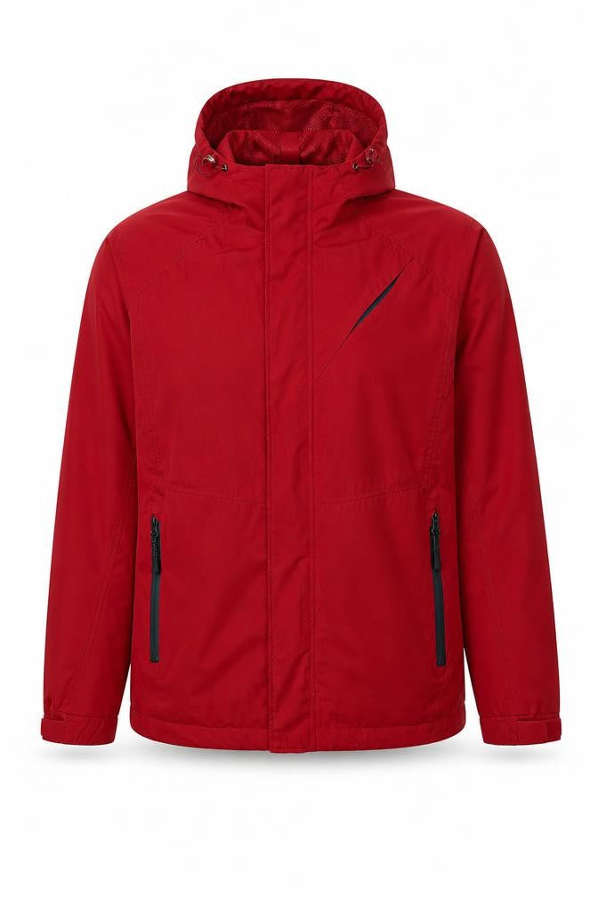 Mens UK Size M Cotton Traders Red Basic Jacket