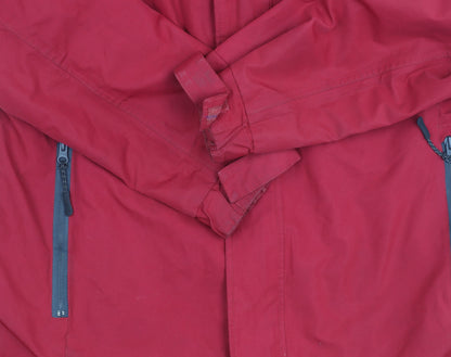 Mens UK Size M Cotton Traders Red Basic Jacket