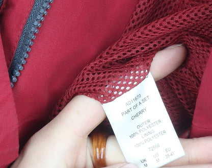 Mens UK Size M Cotton Traders Red Basic Jacket