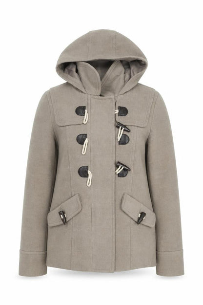 Womens UK Size 10 NEXT Beige Duffle Coat