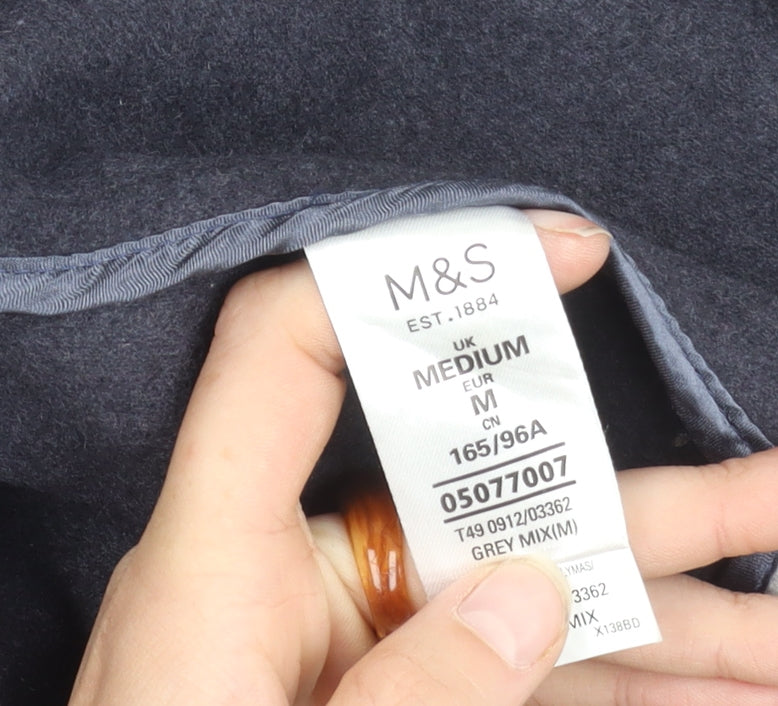 Womens UK Size M Marks and Spencer Grey Basic Jacket