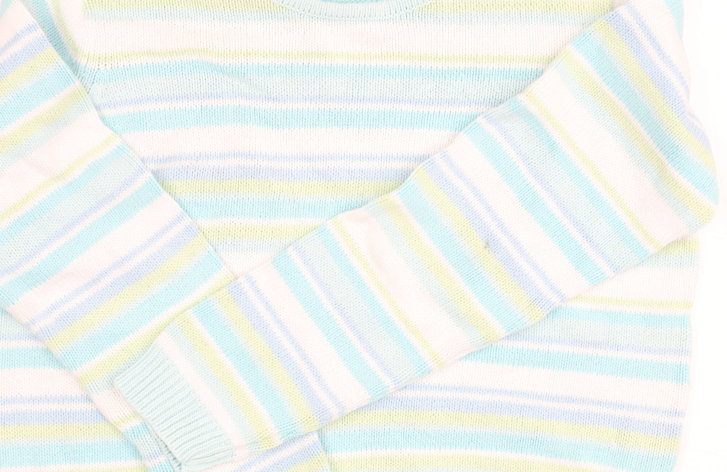 EWM Women's Multicoloured Striped Jumper S