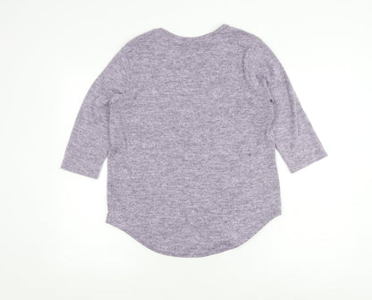 Womens UK Size 10 Vida Vi Grey Pullover Jumper