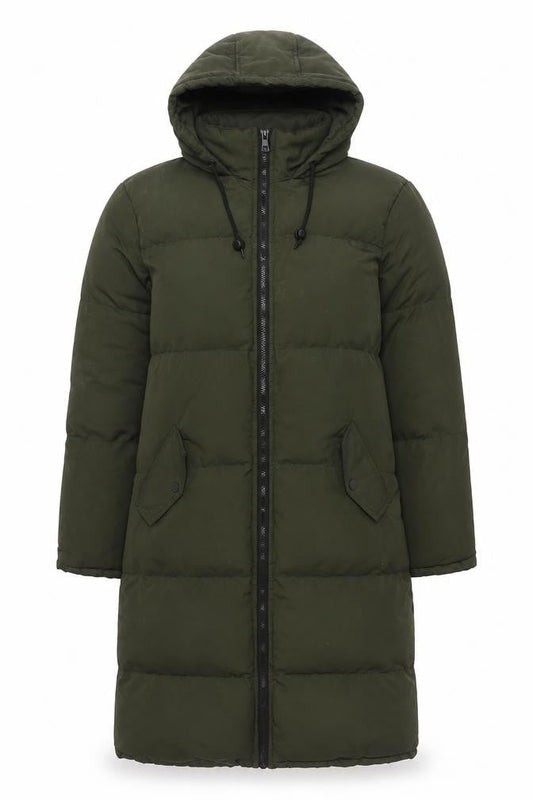Womens UK Size M Brave Soul Green Puffer Jacket