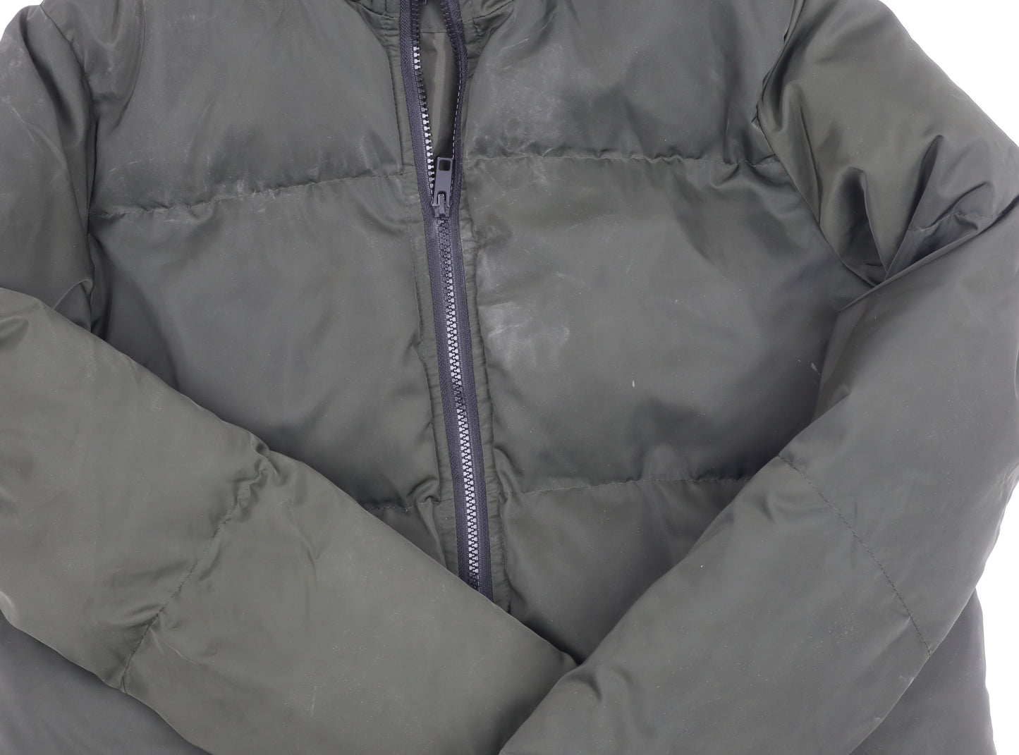 Womens UK Size M Brave Soul Green Puffer Jacket