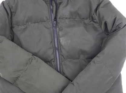 Womens UK Size M Brave Soul Green Puffer Jacket