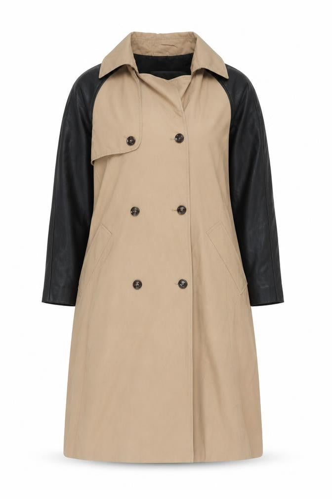 Womens UK Size S Zara Beige Trench Coat