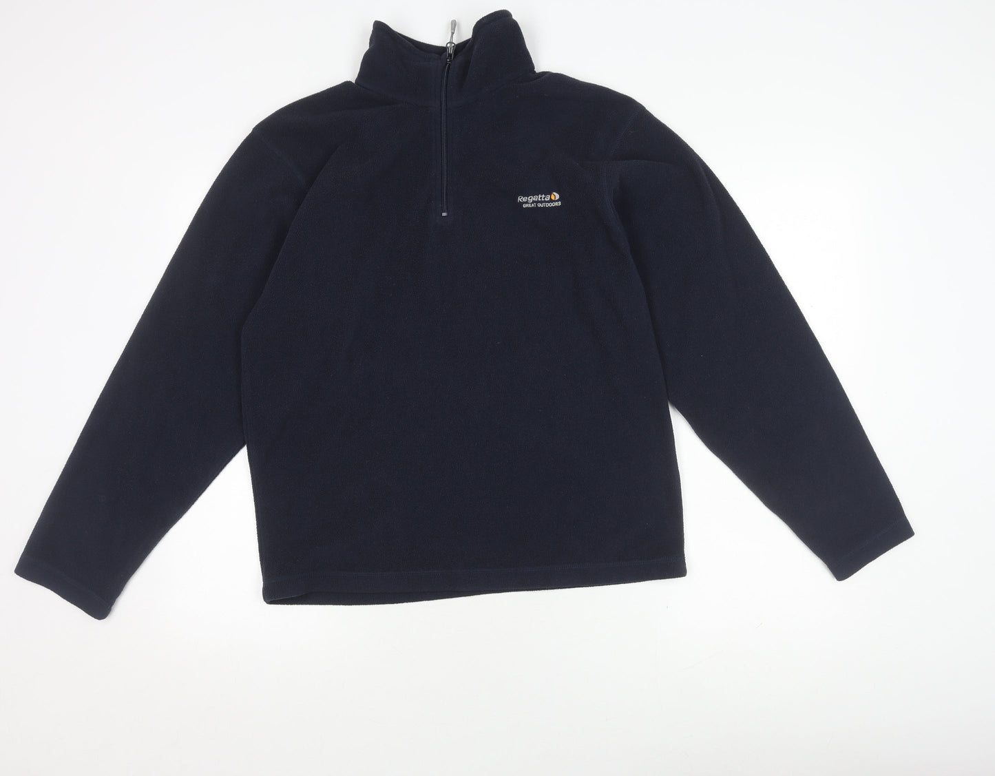 Mens UK Size S Regatta Blue 1/2 Zip Sweatshirt