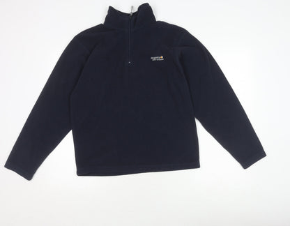 Mens UK Size S Regatta Blue 1/2 Zip Sweatshirt