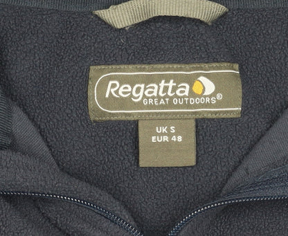 Mens UK Size S Regatta Blue 1/2 Zip Sweatshirt