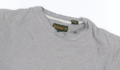 Timberland Men's Grey Short Sleeve T-Shirt L