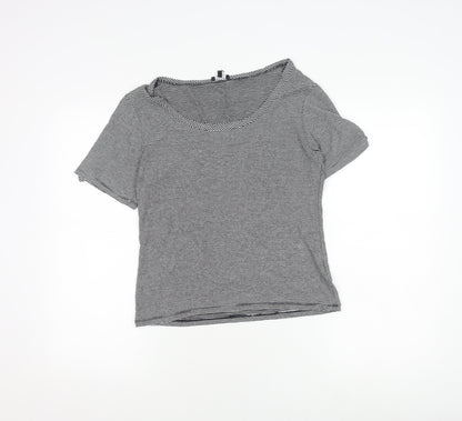 Womens UK Size L Jaeger Black Basic T-Shirt