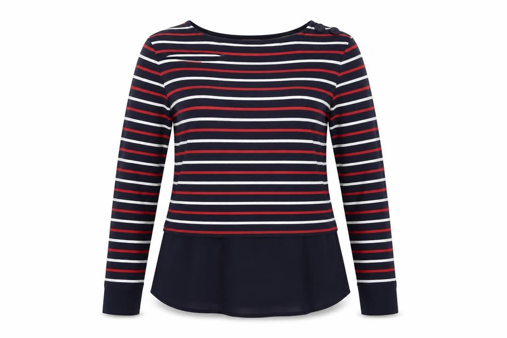 Womens UK Size 12 Warehouse Multicoloured Basic Blouse