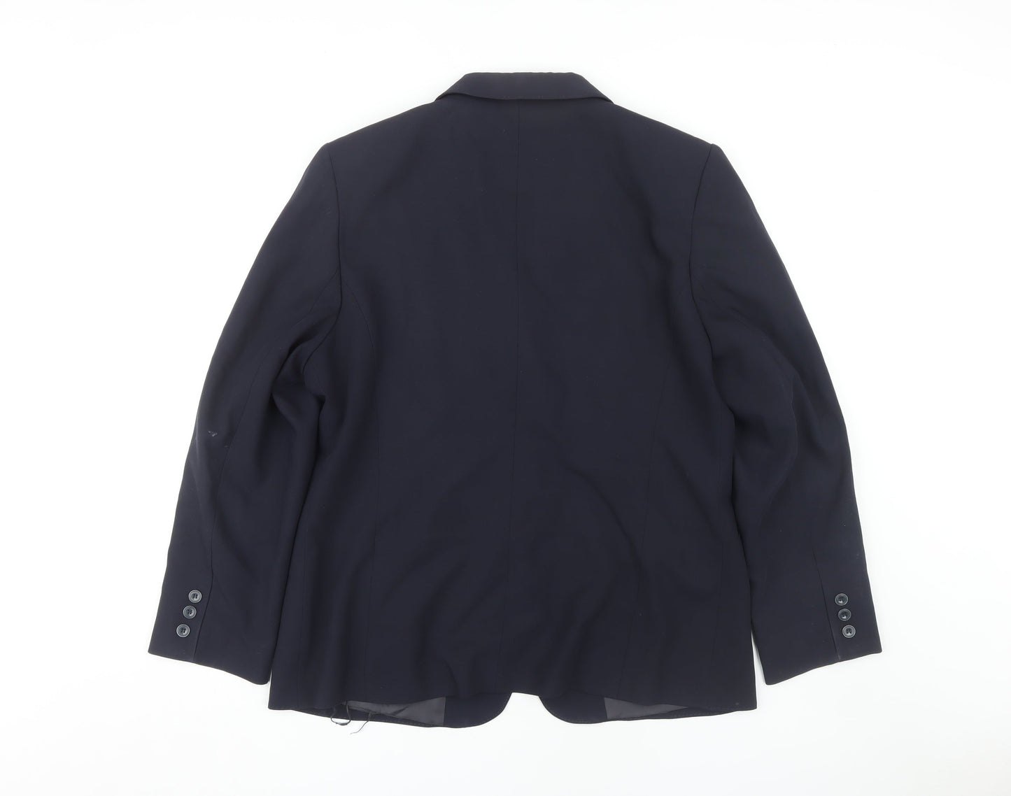 Baronia Women's Blue Blazer Size 16 Classic Style