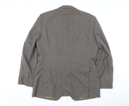 Mens UK Size 42 DAKS Regular Brown Suit Jacket
