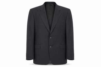 Mens UK Size 46 Greenwoods Classic Regular Black Suit Jacket