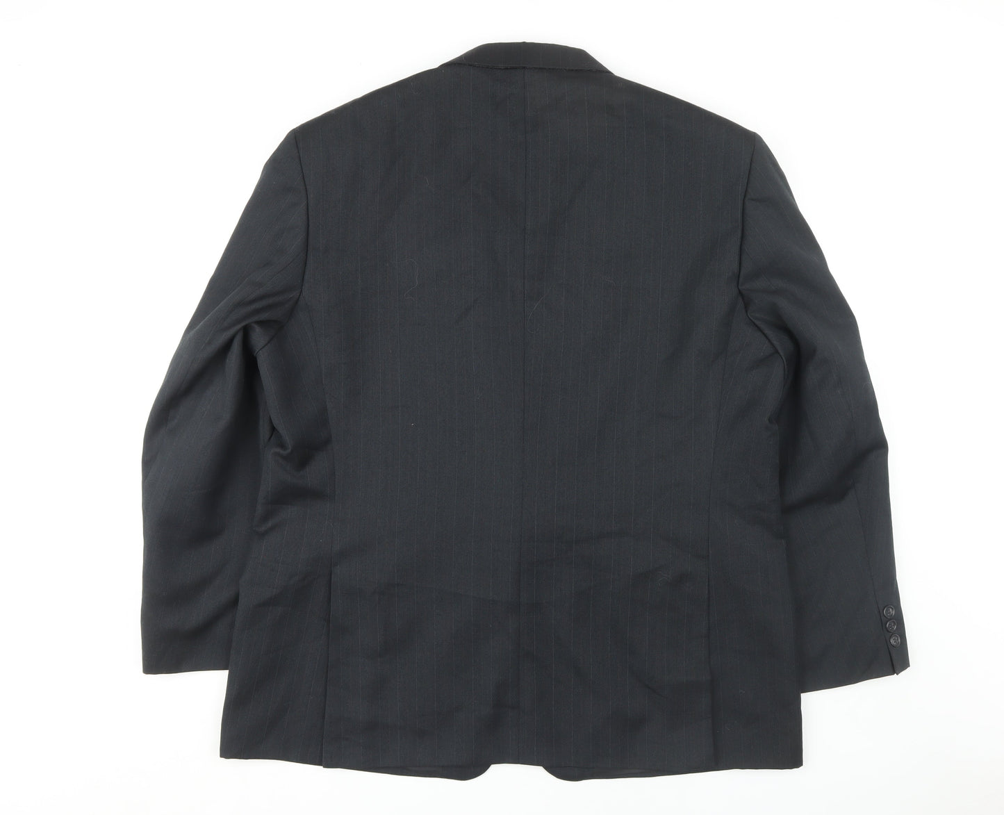 Mens UK Size 46 Greenwoods Classic Regular Black Suit Jacket