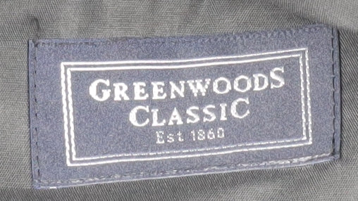Mens UK Size 46 Greenwoods Classic Regular Black Suit Jacket