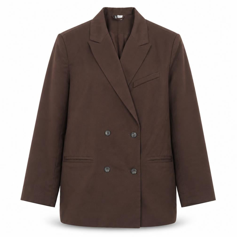 Womens UK Size 12 H&M Regular Brown Blazer
