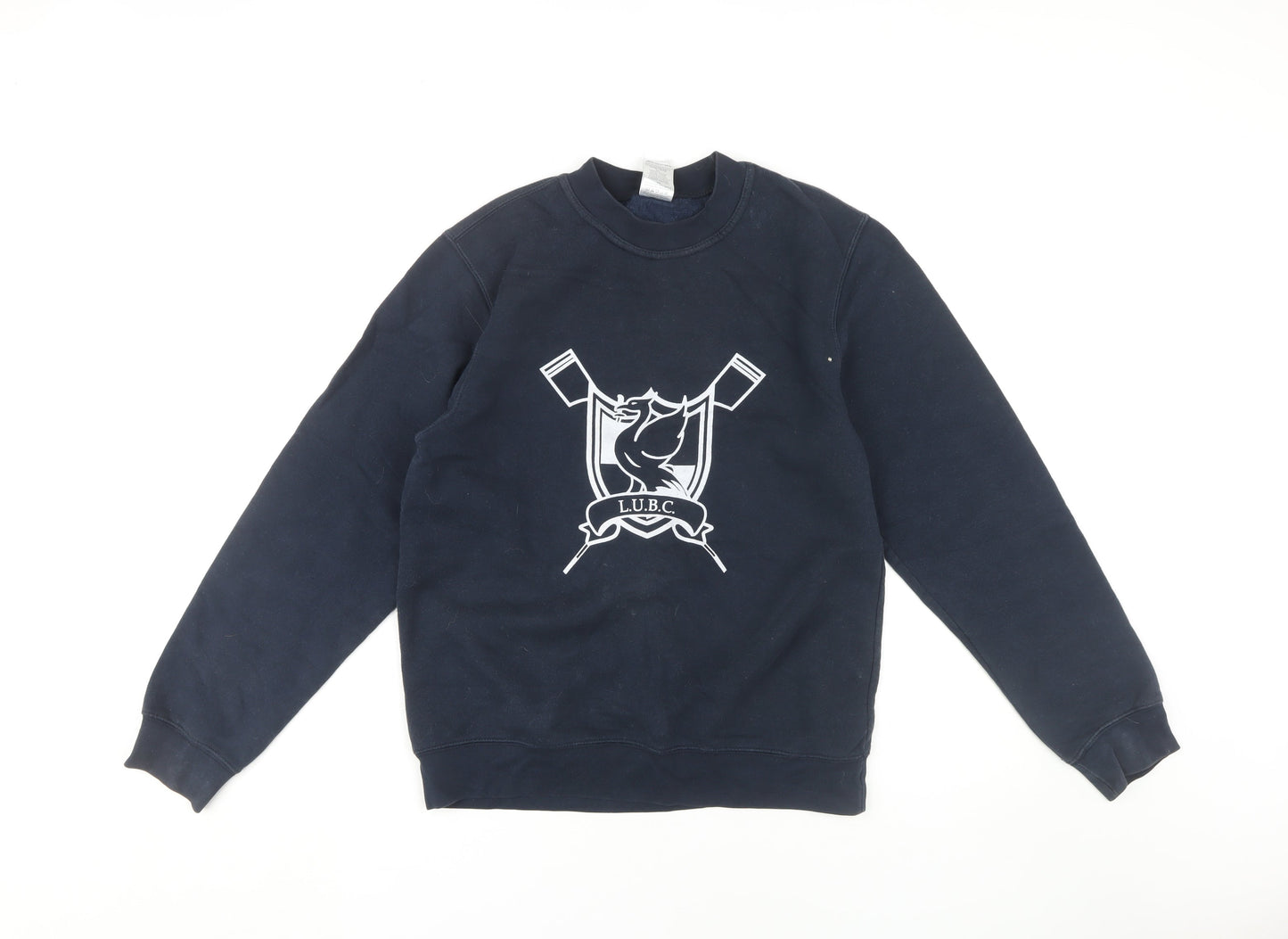 B&C Collection Women's Black S Pullover Logo Sweatshirt