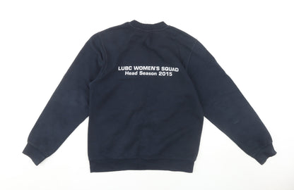 B&C Collection Women's Black S Pullover Logo Sweatshirt
