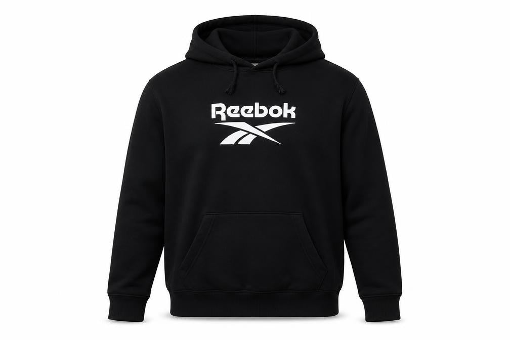 Mens UK Size S Reebok Black Pullover Hoodie