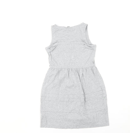 GapKids Girls Grey Tank Dress, Knee Length, 10-11 Years