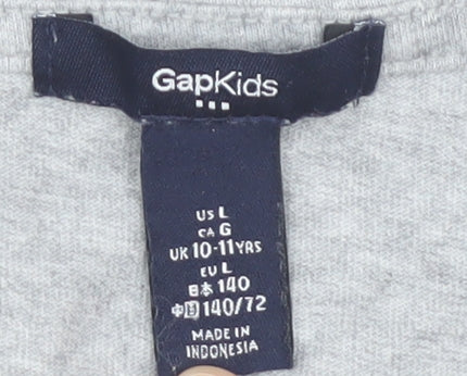 GapKids Girls Grey Tank Dress, Knee Length, 10-11 Years