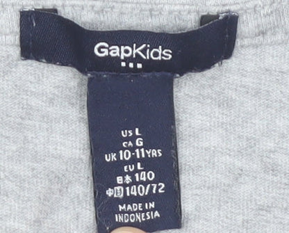 GapKids Girls Grey Tank Dress, Knee Length, 10-11 Years