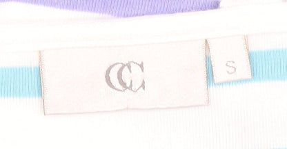CC Women's Multicoloured Striped T-Shirt S