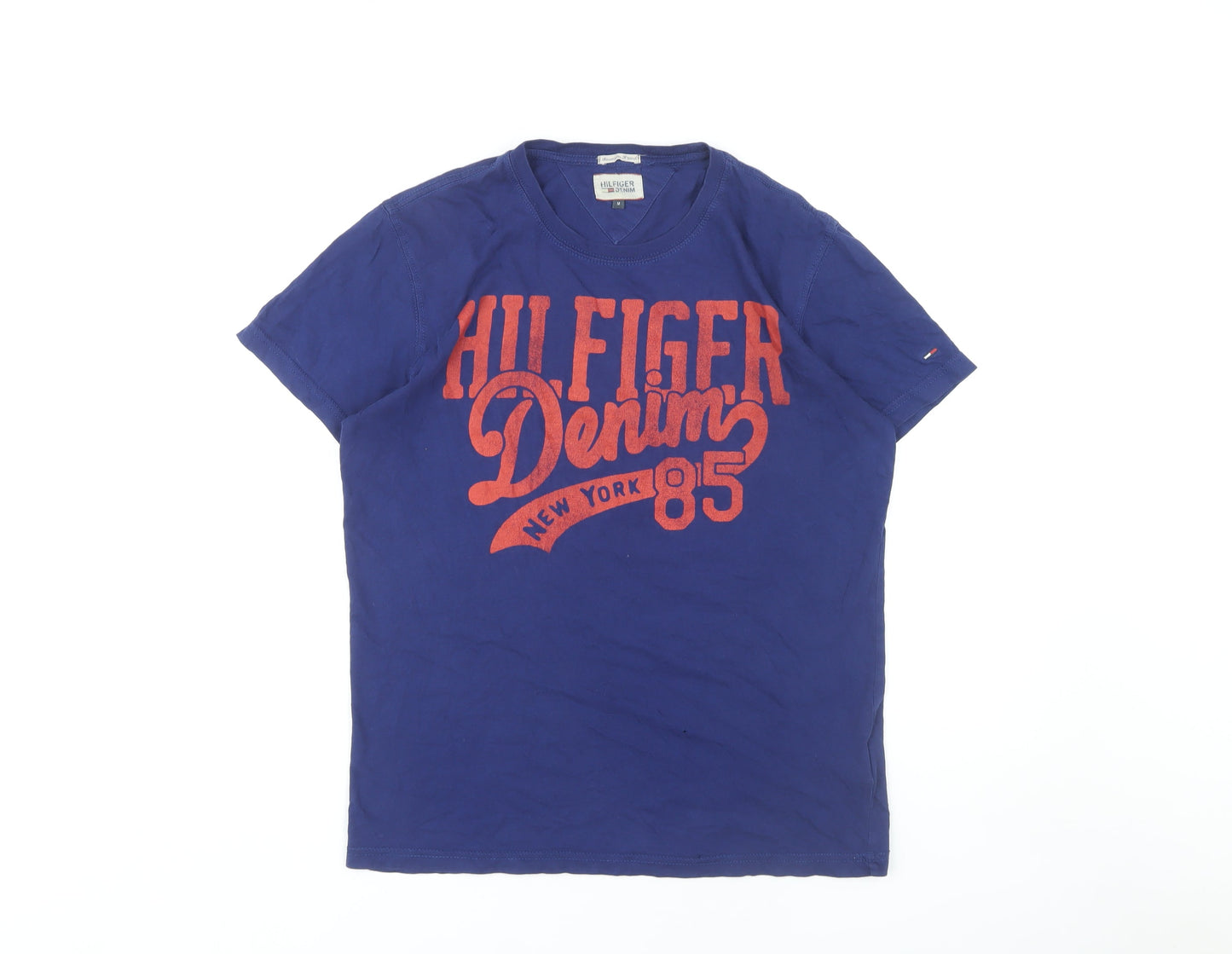 Mens UK Size M Hilfiger Denim Blue  T-Shirt