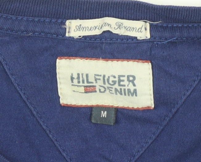 Mens UK Size M Hilfiger Denim Blue  T-Shirt