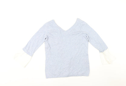 Womens UK Size 10 Mint Velvet Blue  Jumper